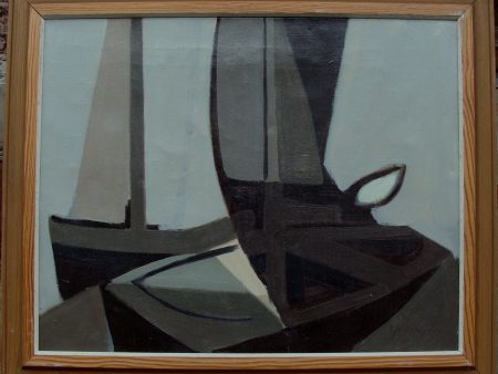 Untitled (Abstract Yacht) on Sale