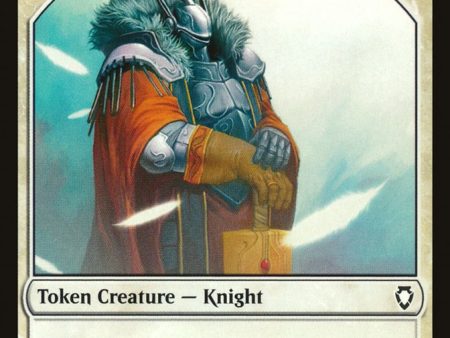 Knight Token [Commander Anthology Volume II Tokens] For Discount