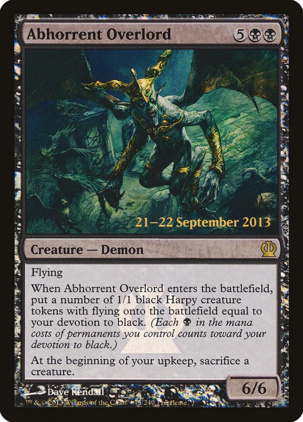 Abhorrent Overlord [Theros Prerelease Promos] Online now