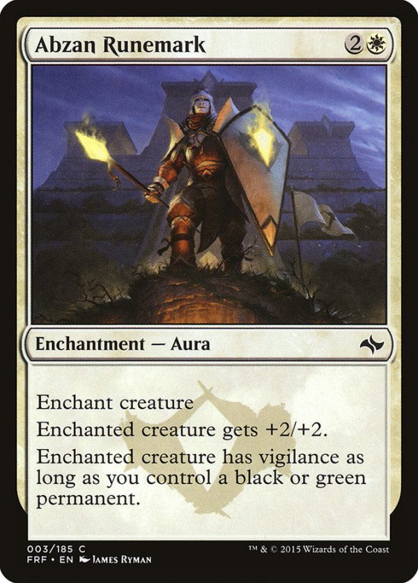 Abzan Runemark [Fate Reforged] Fashion