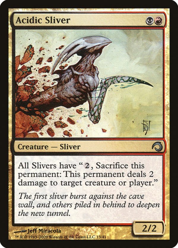 Acidic Sliver [Premium Deck Series: Slivers] Hot on Sale