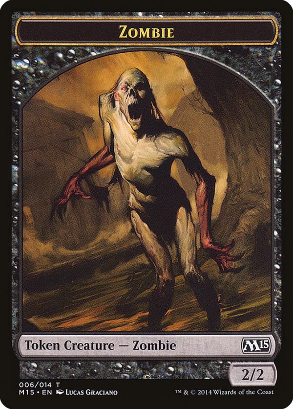 Zombie Token [Magic 2015 Tokens] For Cheap