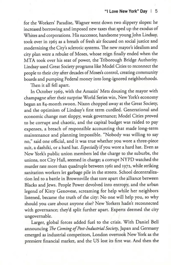 New York, New York, New York: Four Decades of Success, Excess, and Transformation Supply